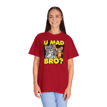 Humorous Unisex T-Shirt - 'U MAD BRO?' Vintage Cartoon Design