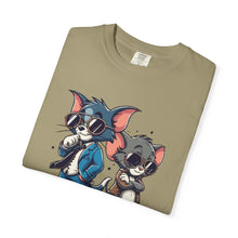 Cool Cartoon Duo Unisex Garment-Dyed T-Shirt