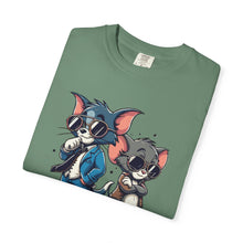 Cool Cartoon Duo Unisex Garment-Dyed T-Shirt
