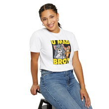 Humorous Unisex T-Shirt - 'U MAD BRO?' Vintage Cartoon Design