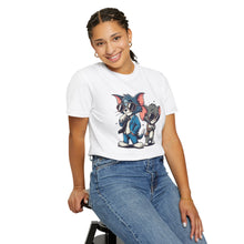 Cool Cartoon Duo Unisex Garment-Dyed T-Shirt