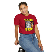Humorous Unisex T-Shirt - 'U MAD BRO?' Vintage Cartoon Design