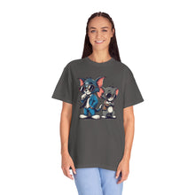 Cool Cartoon Duo Unisex Garment-Dyed T-Shirt
