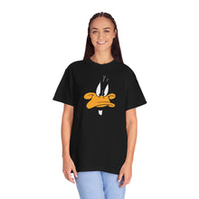 Unisex Garment-Dyed T-shirt with Playful Cartoon Duck Design