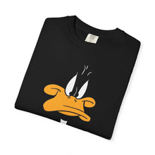 Unisex Garment-Dyed T-shirt with Playful Cartoon Duck Design