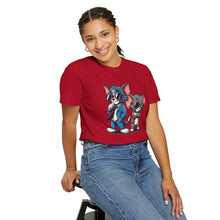 Cool Cartoon Duo Unisex Garment-Dyed T-Shirt