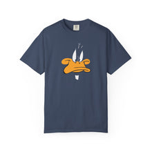 Unisex Garment-Dyed T-shirt with Playful Cartoon Duck Design