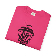 Life is Better with Coffee Unisex T-shirt, Coffee Lover Shirt, Funny Tee, Gift for Him, Casual Wear
