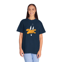 Unisex Garment-Dyed T-shirt with Playful Cartoon Duck Design