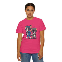 Cool Cartoon Duo Unisex Garment-Dyed T-Shirt