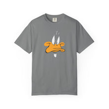 Unisex Garment-Dyed T-shirt with Playful Cartoon Duck Design