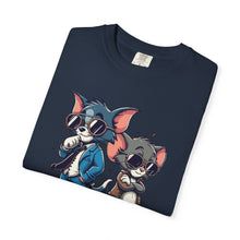 Cool Cartoon Duo Unisex Garment-Dyed T-Shirt