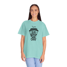Life is Better with Coffee Unisex T-shirt, Coffee Lover Shirt, Funny Tee, Gift for Him, Casual Wear