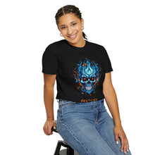 Firestorm Skull Unisex Garment-Dyed T-Shirt - Bold Graphic Tee for Halloween and Festivals