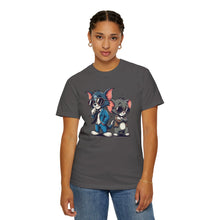 Cool Cartoon Duo Unisex Garment-Dyed T-Shirt