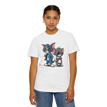 Cool Cartoon Duo Unisex Garment-Dyed T-Shirt