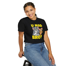 Humorous Unisex T-Shirt - 'U MAD BRO?' Vintage Cartoon Design