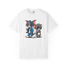 Cool Cartoon Duo Unisex Garment-Dyed T-Shirt