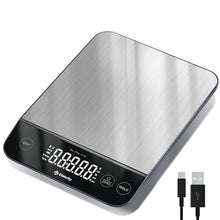 Etekcity Food Kitchen Scale, Digital Grams and Ounces for Weight Loss, Baking, Cooking, Keto and Meal Prep, LCD Display, Medium, 304 Stainless Steel