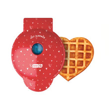 DASH Mini Waffle Maker - 4” Waffle Mold, Nonstick Waffle Iron with Quick Heat-Up, PTFE Nonstick Surface - Perfect Mini Waffle Maker for Kids and Families, Just Add Batter (Aqua)