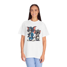 Cool Cartoon Duo Unisex Garment-Dyed T-Shirt
