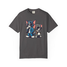 Cool Cartoon Duo Unisex Garment-Dyed T-Shirt