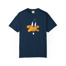 Unisex Garment-Dyed T-shirt with Playful Cartoon Duck Design