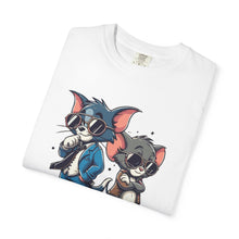 Cool Cartoon Duo Unisex Garment-Dyed T-Shirt