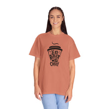Life is Better with Coffee Unisex T-shirt, Coffee Lover Shirt, Funny Tee, Gift for Him, Casual Wear