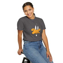 Unisex Garment-Dyed T-shirt with Playful Cartoon Duck Design