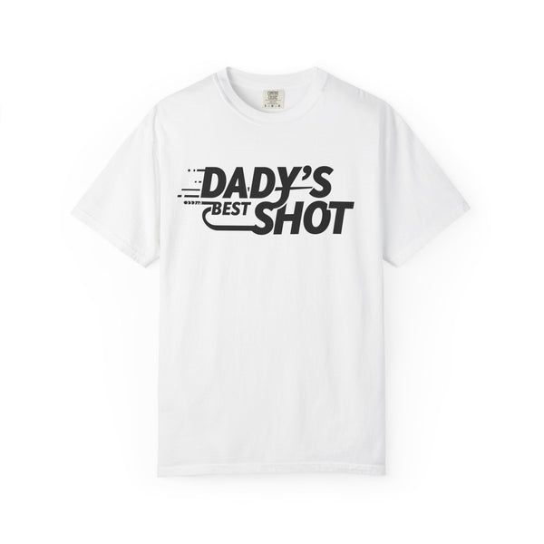 Father's Day Humor T-shirt, Daddy's Best Shot Tee, Unisex Graphic Shirt, Gift for Dad, Casual Everyday Wear