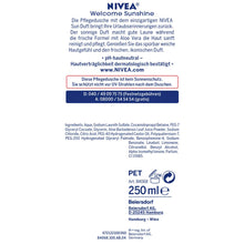 Nivea Welcome Sunshine Shower Gel 250 ml / 8.4 fl oz
