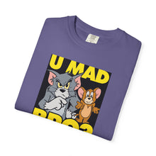 Humorous Unisex T-Shirt - 'U MAD BRO?' Vintage Cartoon Design