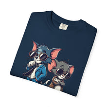 Cool Cartoon Duo Unisex Garment-Dyed T-Shirt