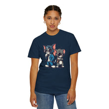 Cool Cartoon Duo Unisex Garment-Dyed T-Shirt