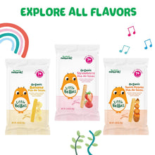 Little Bellies Organic Strawberry Pick-Me Sticks Baby Snack (Pack of 5 x 0.56 oz Individual Packs)