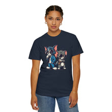 Cool Cartoon Duo Unisex Garment-Dyed T-Shirt
