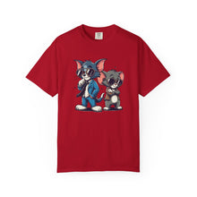 Cool Cartoon Duo Unisex Garment-Dyed T-Shirt