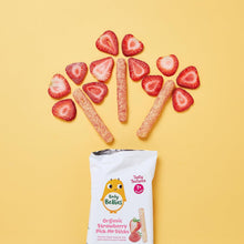 Little Bellies Organic Strawberry Pick-Me Sticks Baby Snack (Pack of 5 x 0.56 oz Individual Packs)